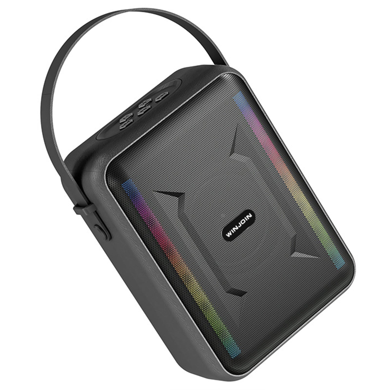 WINJOIN WJ-B88 Portable Rechargeable Bluetooth Speaker FM Radio RGB Light Wireless Music Subwoofer WINJOIN WJ-B88 Portable Rechargeable Bluetooth Speaker FM Radio RGB Light Wireless Music Subwoofer